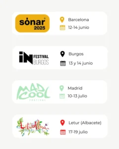 Festivales accesibles en España 2025 | Música para disfrutar sin barreras 2 festivales accesibles