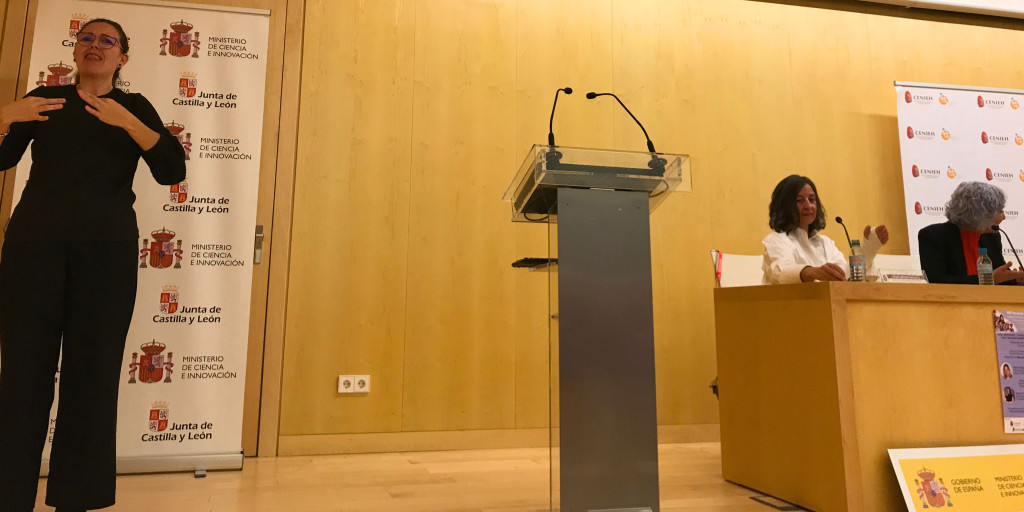 Charla Accesible en el CENIEH 2