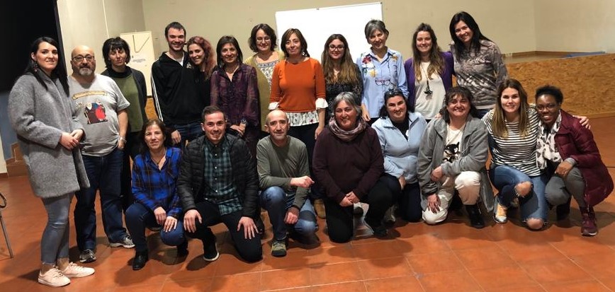 Foto de los alumnos y profesores