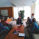 Distintos integrantes del CERMI CyL reunidos