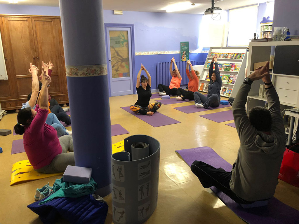 clase de yoga
