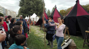 Visita al campamento medieval