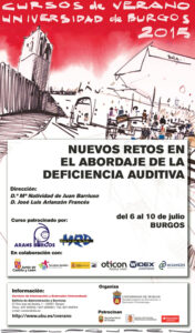 Cartel del curso en la UBU