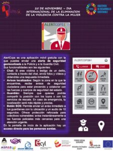 Cartel explicativo de AlertCops