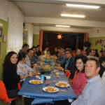 foto de familia en la comida
