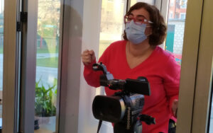 Así se hizo 3 Leticia con cámara de video