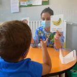 Mampara instalada en Logopedia