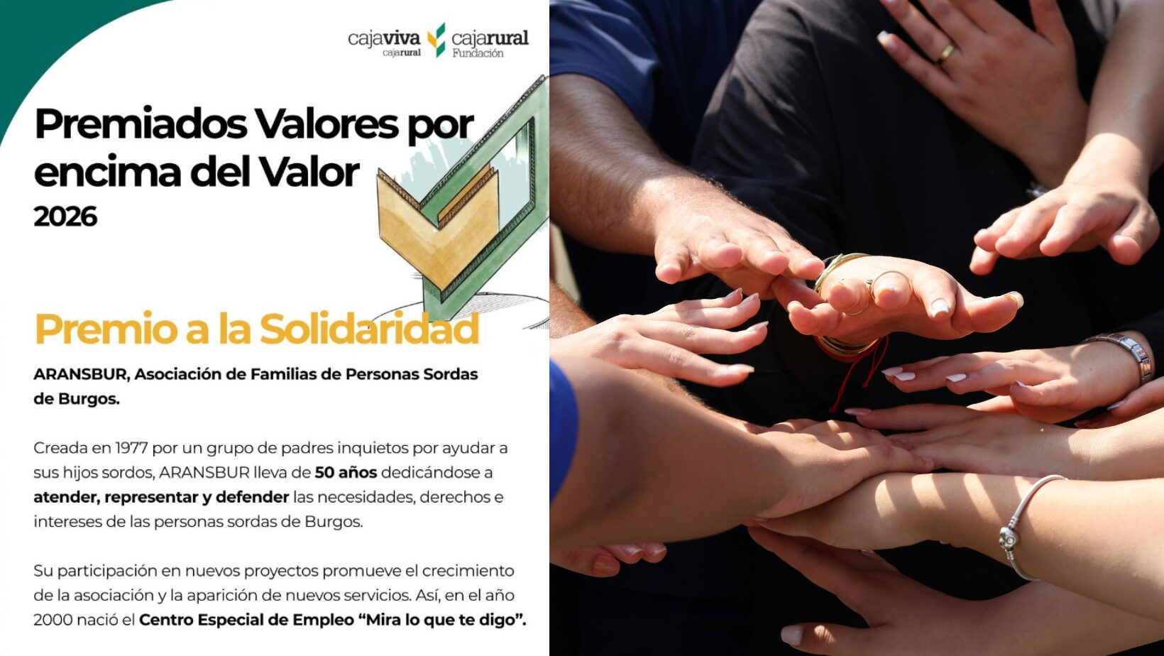 19 03 2026 ARANSBUR PREMIO CAJA RURAL SOLIDARIDAD WEB