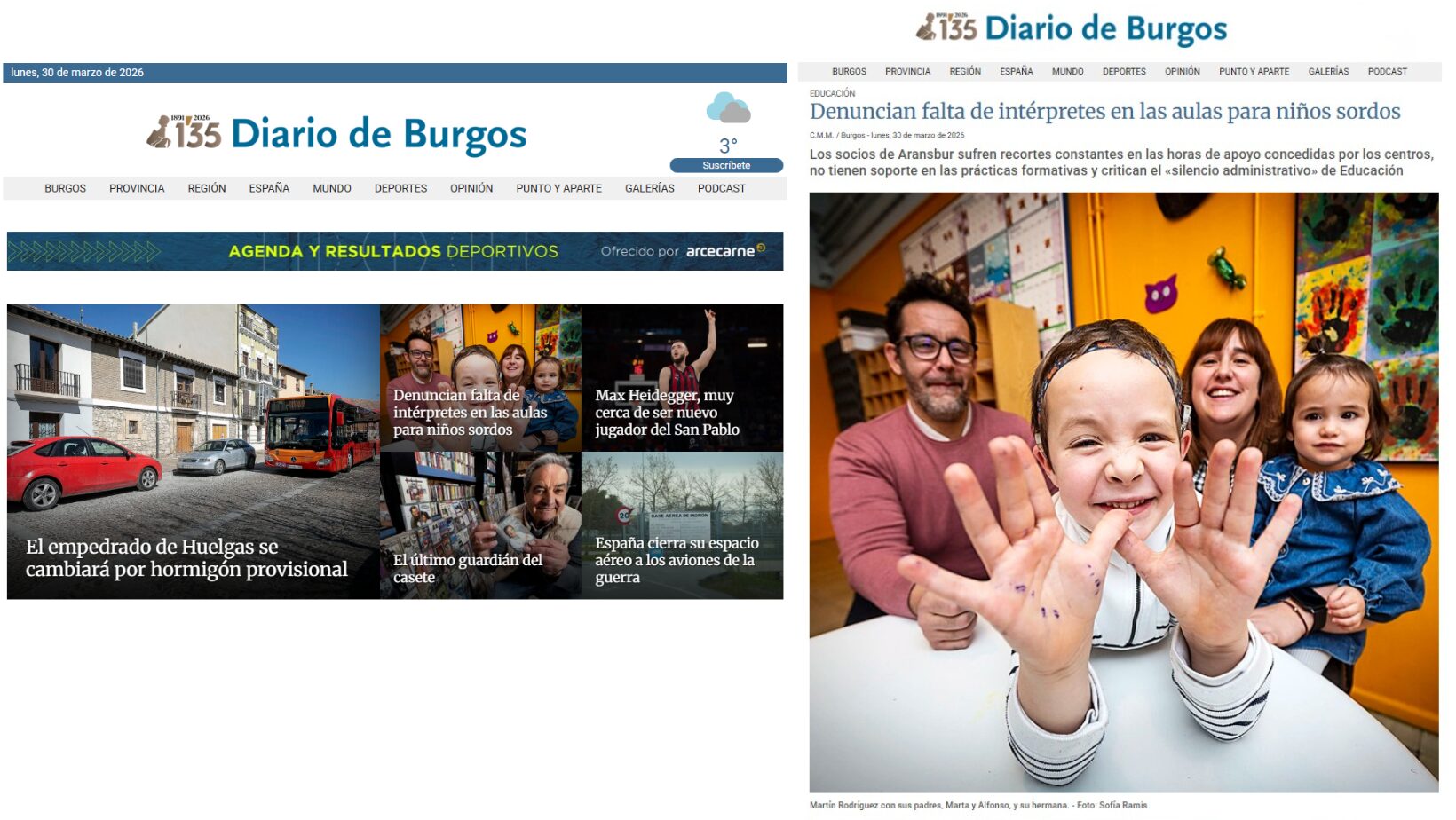 30 03 2026 DB Denuncia falta ILSE en aulas WEB