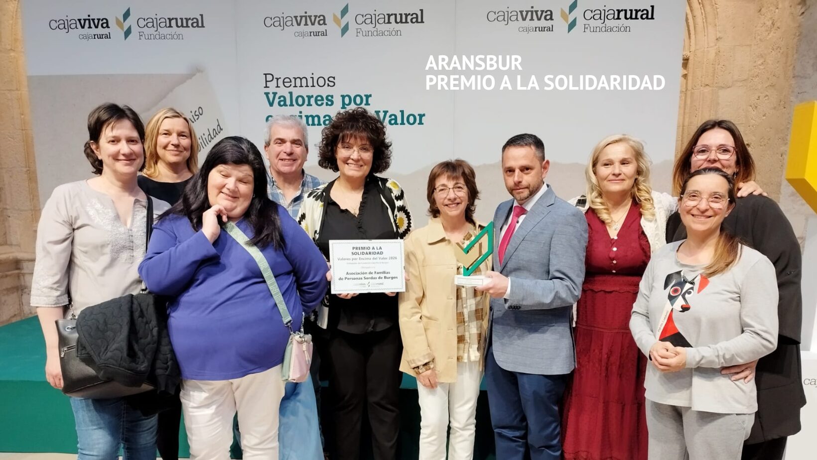 17 05 2026 ARANSBUR PREMIO SOLIDARIDAD CAJA RURAL WEB