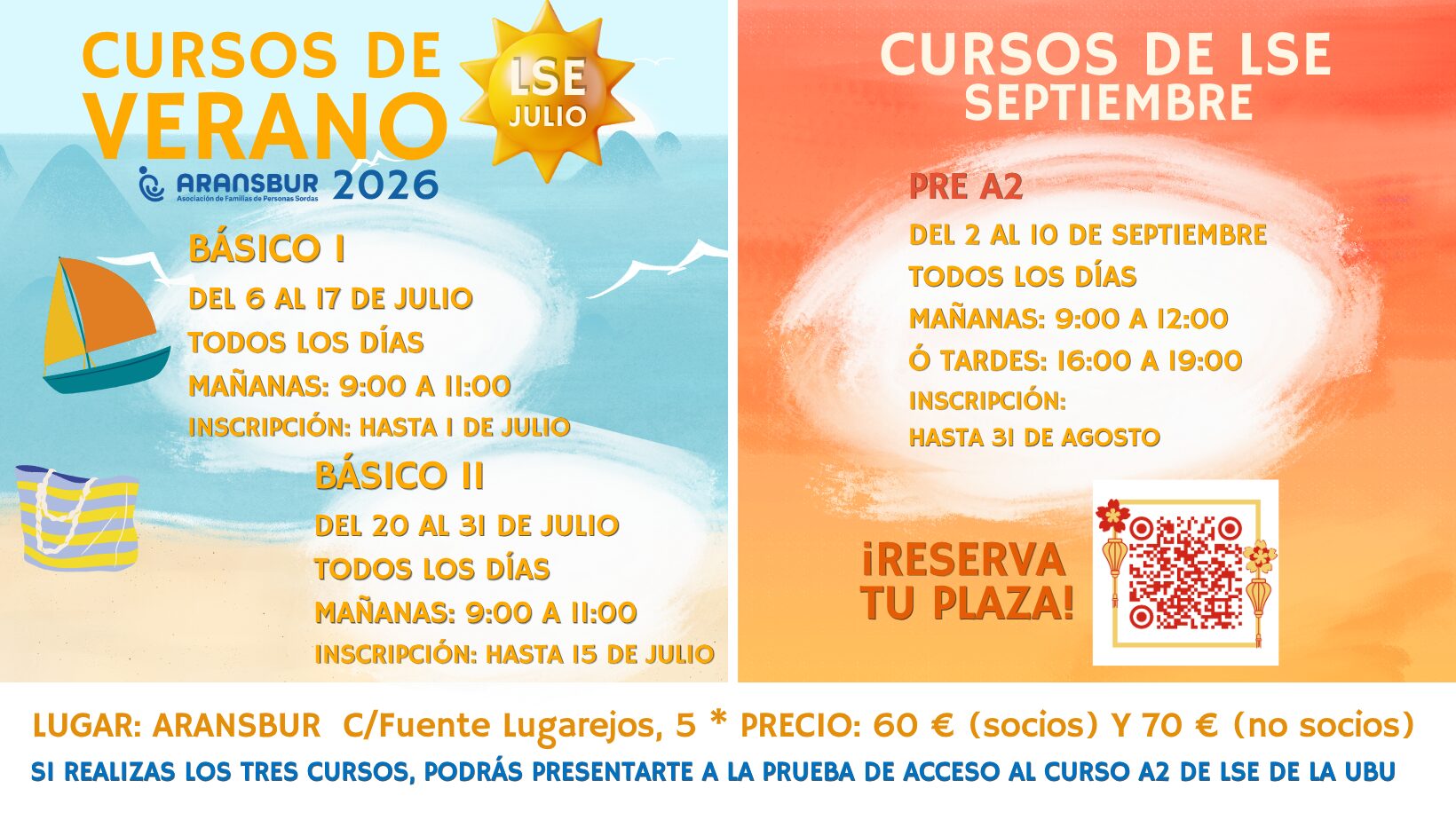 17 06 2026 ARANSBUR CURSOS LSE INTENSIVOS VERANO web