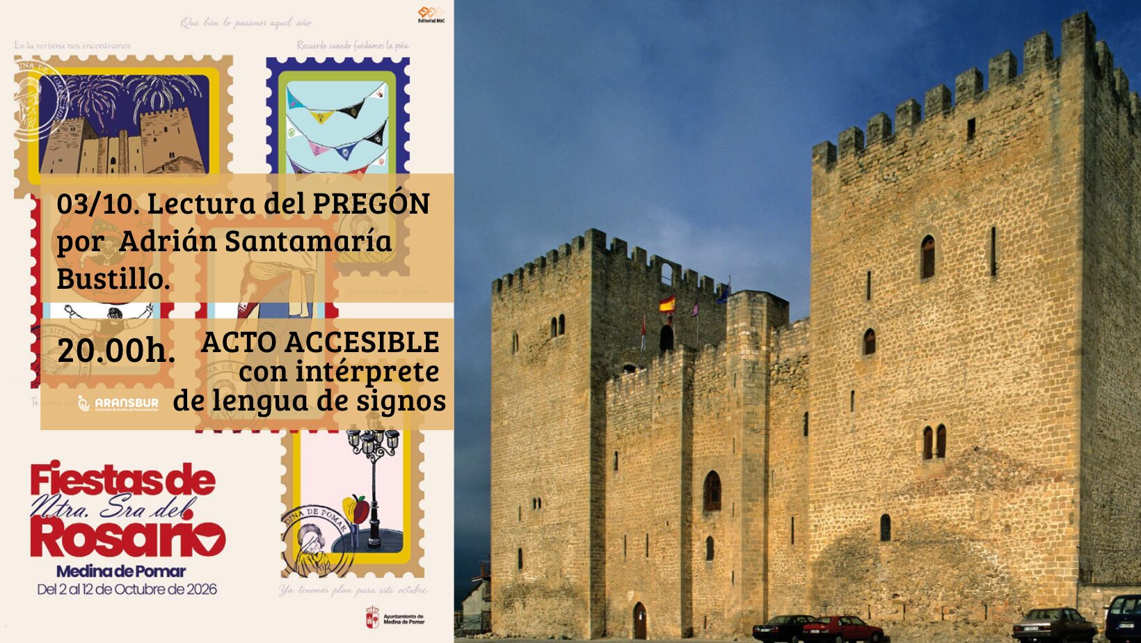 02 10 2023 PREGON FIESTAS MEDINA de POMAR WEB